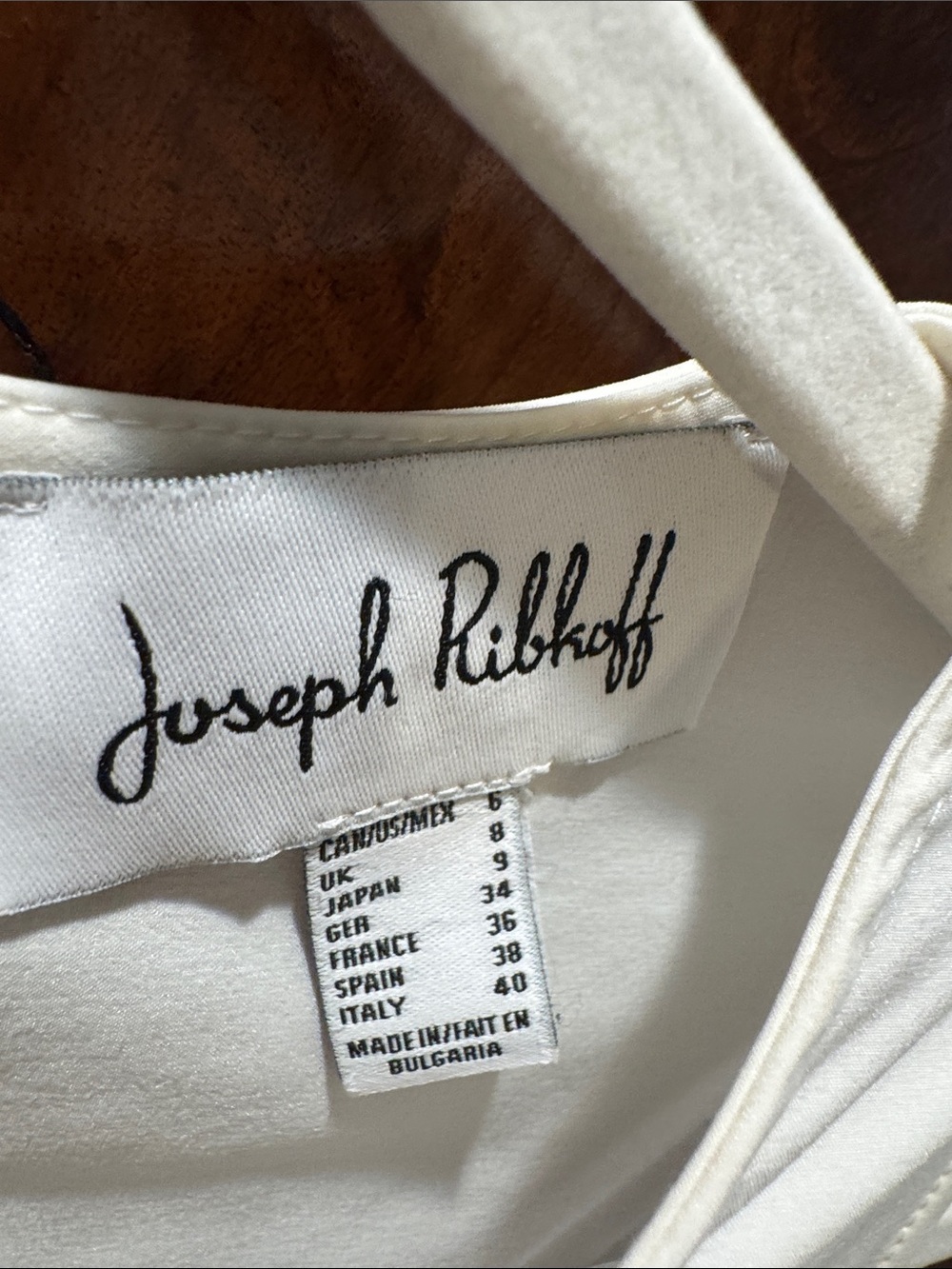 Joseph Ribkoff White Ruffle Top - Picture 2 of 4